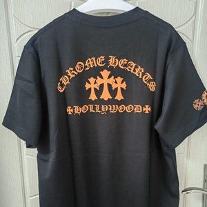 New chrome heart short-sleeved T-shirt